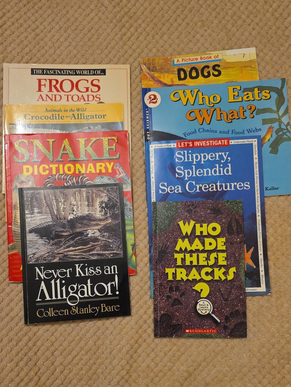 Lot Of 8 Animal Kids Paperback Books
